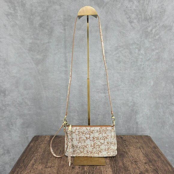 HOBO Cadence Convertible Crossbody 3 In 1 Bag Botanical Beauty Printed Leather - Picture 1 of 16